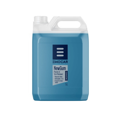 Чорніння для шин та пластику EWOCAR NewGum (Tyres & Plastic Renewer) 5L