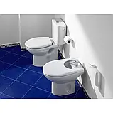 Унітаз-компакт Roca Victoria 011, горизонтальний злив, сидіння дюропласт Soft-Close (без оригінального пакування), фото 3