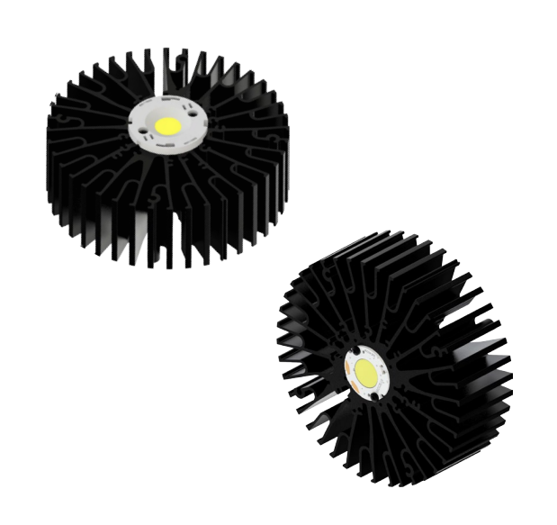Радіатор для світлодіодів ModuLED Giga 15250-B (152x50 мм) АНОД 70-150W