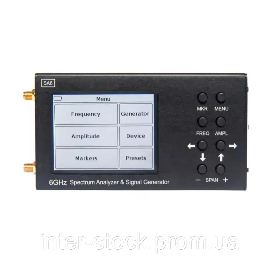 Векторний аналізатор спектра та генератор сигналів SA6 (35кГц - 6,2ГГц)