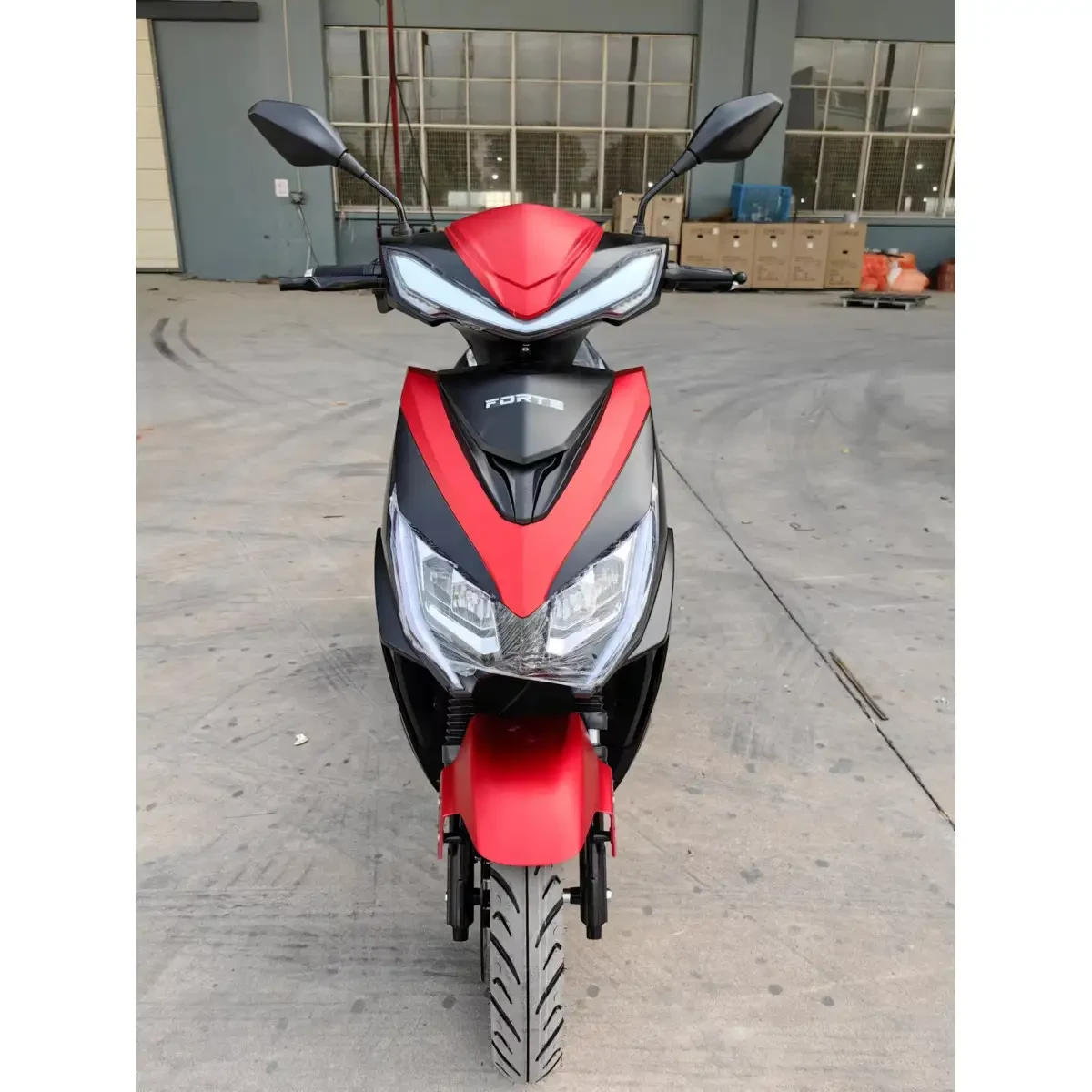 Електроскутер FORTE LEON чорний колір, фото 1