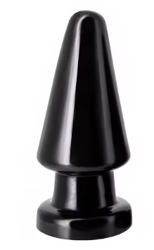 Велика анальна пробка з потужною присоскою Flight of Fancy Конусний масажер простати 15 см