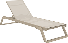 Шезлонг Siesta Tropic Taupe Taupe