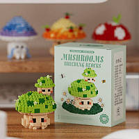 Конструктор блоковий дитячий гриб Грибочок Зелений