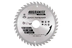 Диск пильний Granite 180 x 40T x 32 мм (32-30) (5-18-041)
