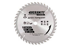 Диск пильний Granite 190 x 40T x 16 мм (5-19-040)