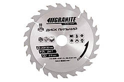 Диск пильний Granite 205 x 24T x 30 мм (30-25.4)