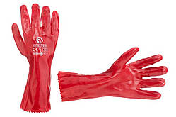 Рукавички Intertool Мастило-бензостійкі 35 см х 14" (SP-0007W) (3 шт.)