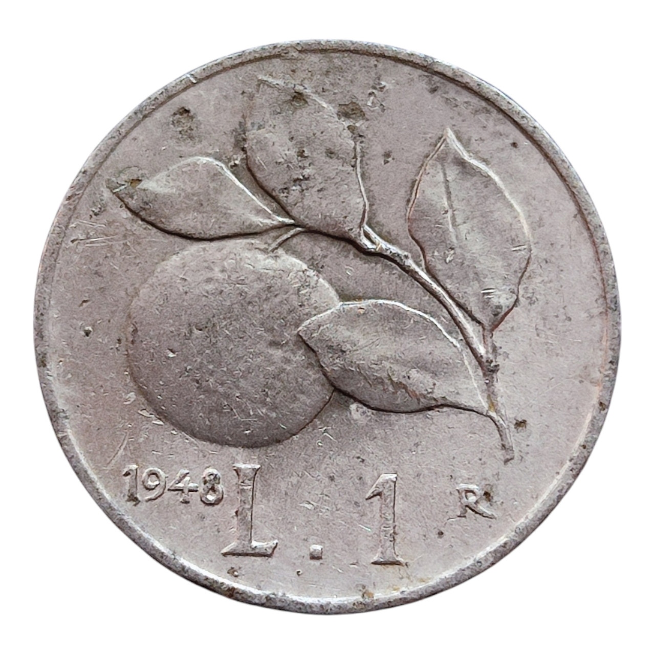 Італія 1 ліра, 1948