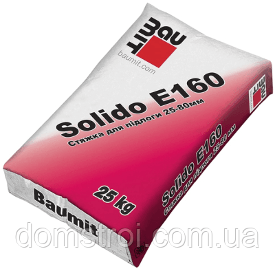 Стяжка для підлоги 25-80 мм Baumit Solido E-160 (25 кг), фото 1