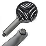 Змішувач для ванни FRAP F3275-19, збройова сталь, фото 3