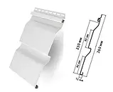 Сайдинг Flex Сандаловий, 3660х230x1,1 мм, фото 3