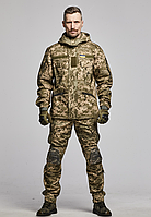 Тактичний бойовий костюм піксель куртка + штани з наколінниками піксель літня військова форма мм14