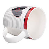 Чашка керамічна 400 (мл) для чаю та кави з серцем Lugi RX-N240147WB, фото 3