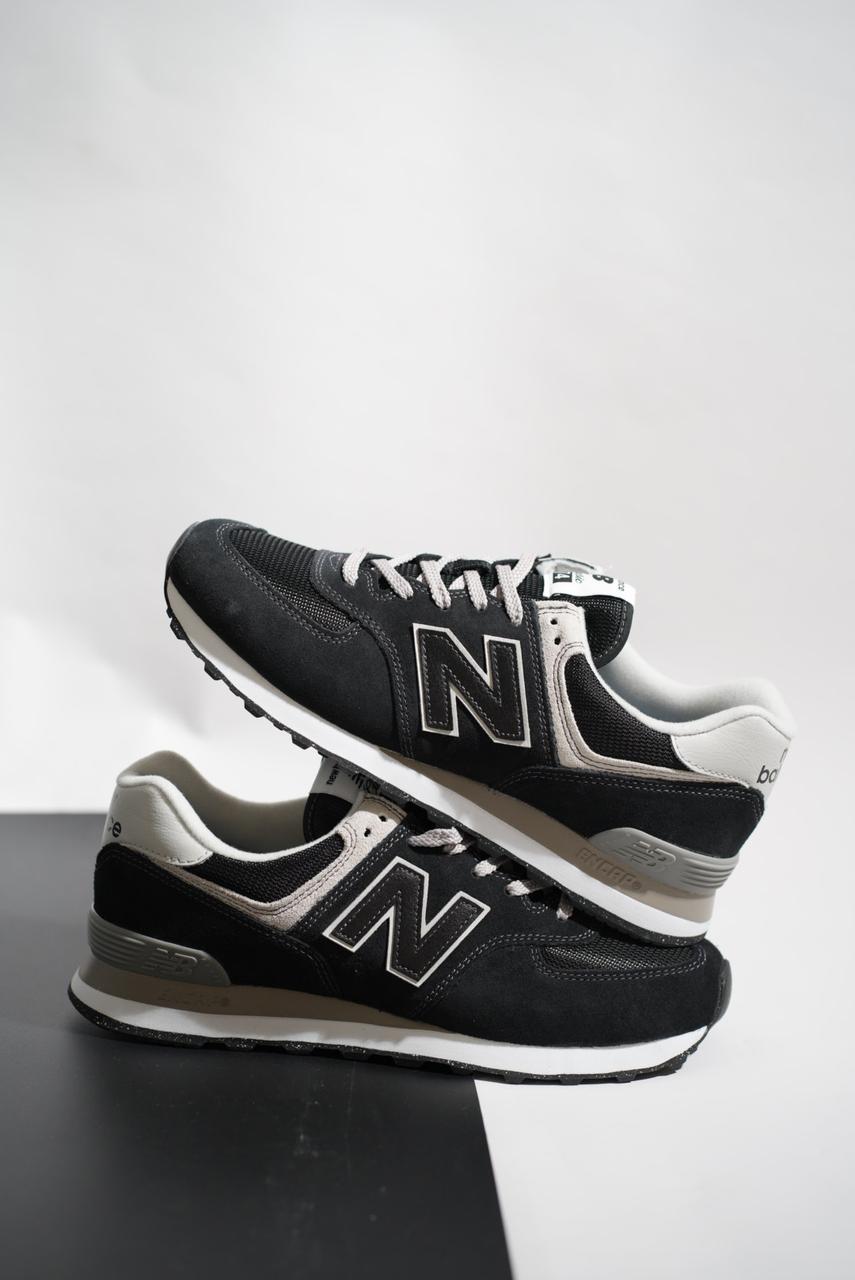 Чоловічі кросівки New Balance 574 ML574EVB чорні Оригінал