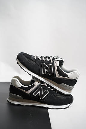 Чоловічі кросівки New Balance 574 ML574EVB чорні Оригінал, фото 1