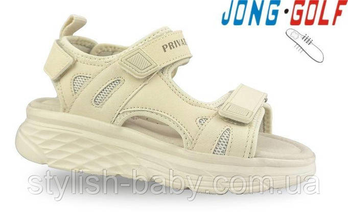 Дитяче літнє взуття гуртом. Дитячі босоніжки 2025 бренда Jong Golf для дівчаток (рр. з 31 по 36), фото 1