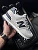 Жіночі кросівки New Balance 574 Light Grey (Сірі) Нью Баланс 574 натуральна замша текстиль демісезон, фото 2