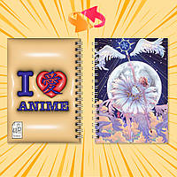 Блокнот на пружині в карту 48 л. Cardcaptor Sakura / Ловець карт Сакура 002