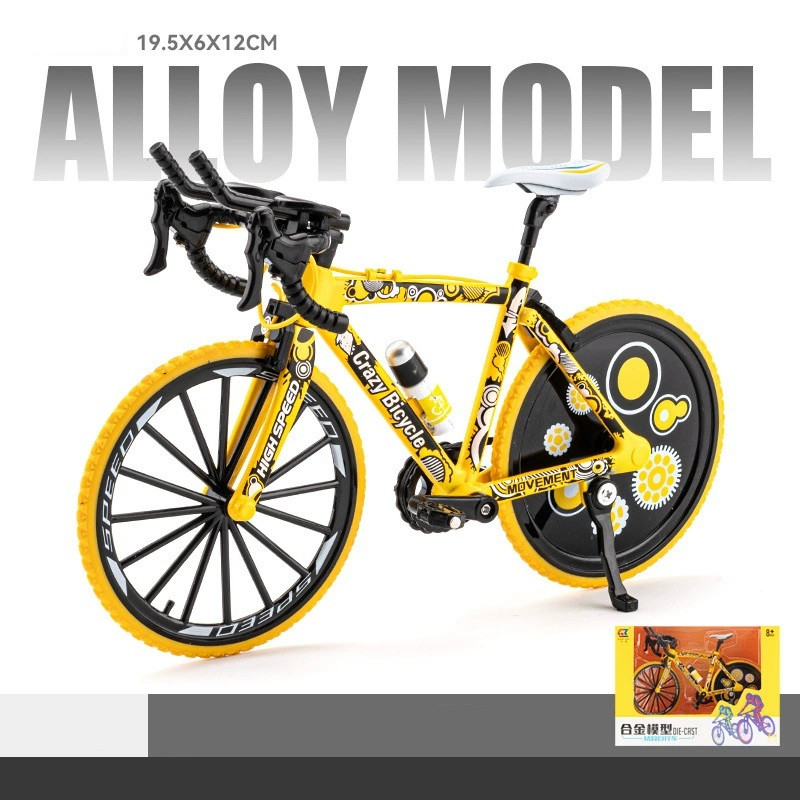 Модель спортивного велосипеда Crezy Bicicle масштаб 1:8, фігербайк, фото 1