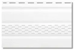 Софіт Т-20 білий, з частковою перфорацією 3000х230 мм