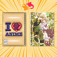 Блокнот на пружині в карту 48 л. Cardcaptor Sakura / Ловець карт Сакура 008