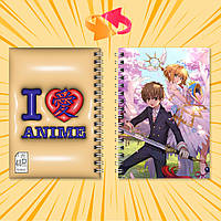 Блокнот на пружині в карту 48 л. Cardcaptor Sakura / Ловець карт Сакура 011