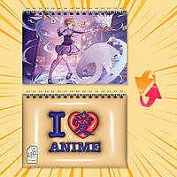 Блокнот на пружині в карту 48 л. Cardcaptor Sakura / Ловець карт Сакура 012