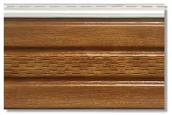 Софіт Т-20 У дуб золотистий, з частковою перфорацією 3000х230 мм