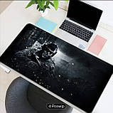 Килимок для миші з дизайном воїна у масці скелету, розмір 70/40, фото 2