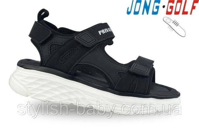 Дитяче літнє взуття гуртом. Дитячі босоніжки 2025 бренда Jong Golf для дівчаток (рр. з 31 по 36), фото 1
