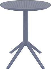 Стіл круглий Siesta Sky Folding Table 60 Dark Grey