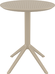 Стіл круглий Siesta Sky Folding Table 60 Taupe
