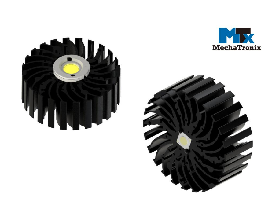 Радіатор для світлодіодів ModuLED Mega 13450(134x50 мм) АНОД 60-120W