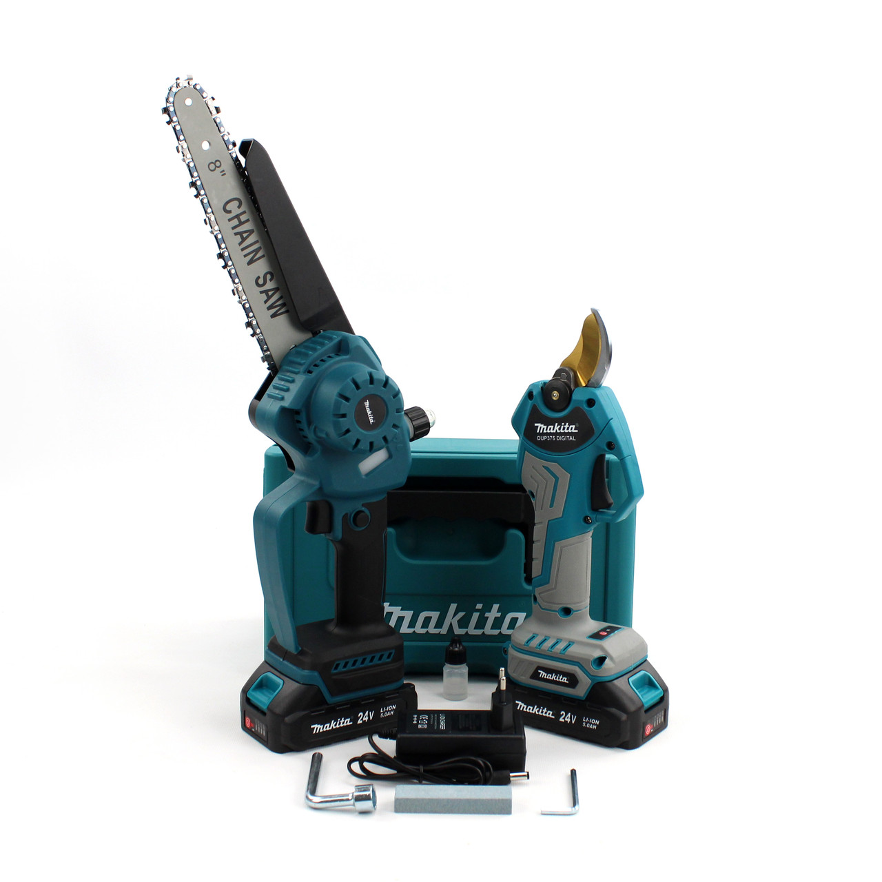 Акумуляторний набір 2в1 Makita 24V (Пила DUC185Z + Секатор DUP375 Digital) Набір 2в1 Макіта
