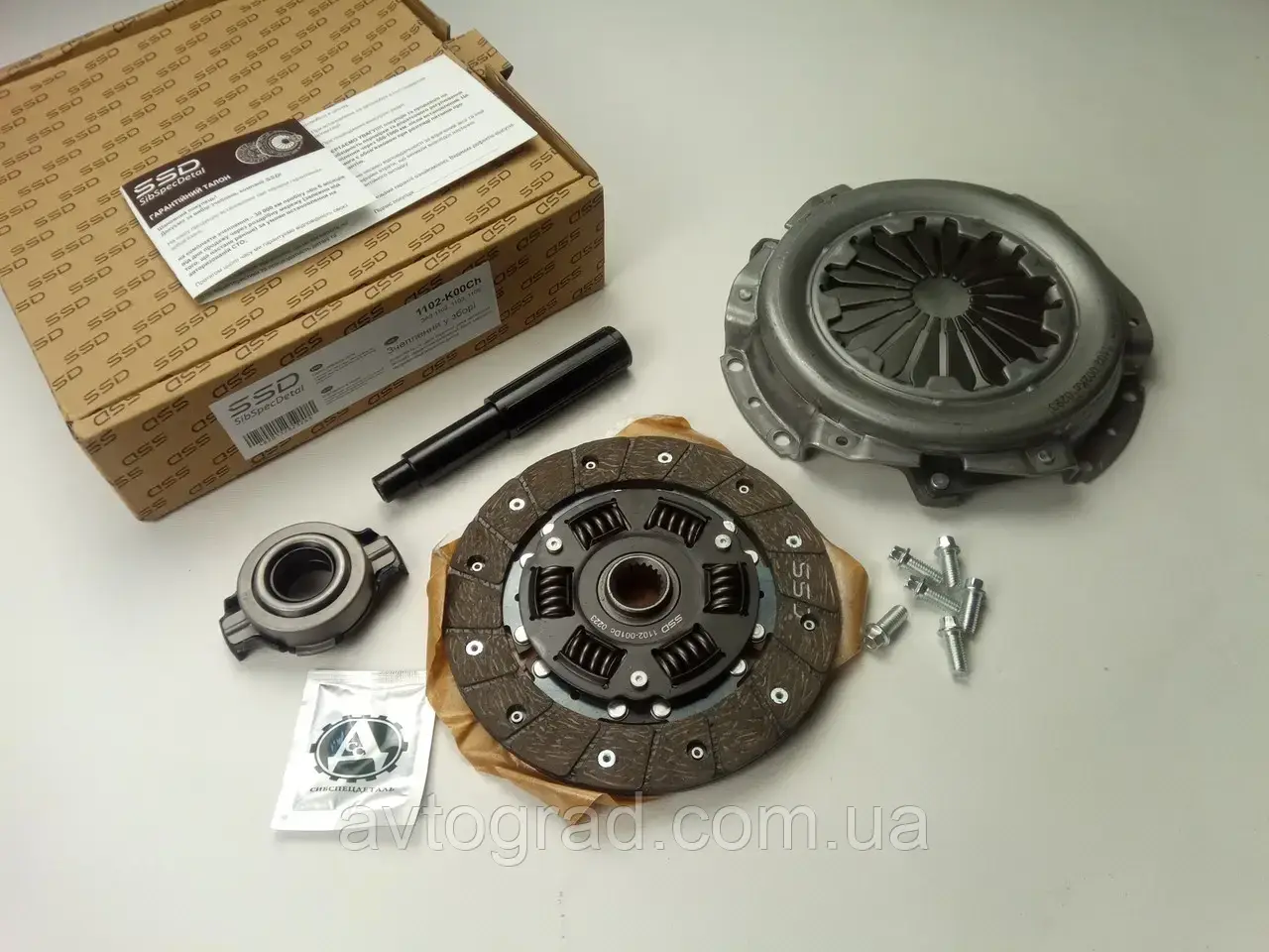 Комплект зчеплення ВАЗ 2101-2107 в зборі SSD для автомобіля Лада класика, фото 1