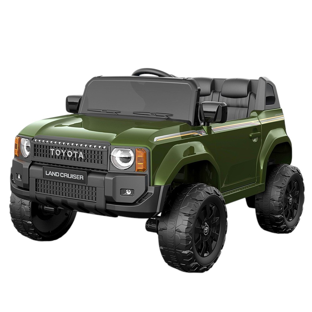 Електромобіль джип Toyota (пульт 2,4G, 4 мотори 2*25W/2*35W, 24V5AH, EVA) Bambi 2155EBLR-10(24V) Зелений