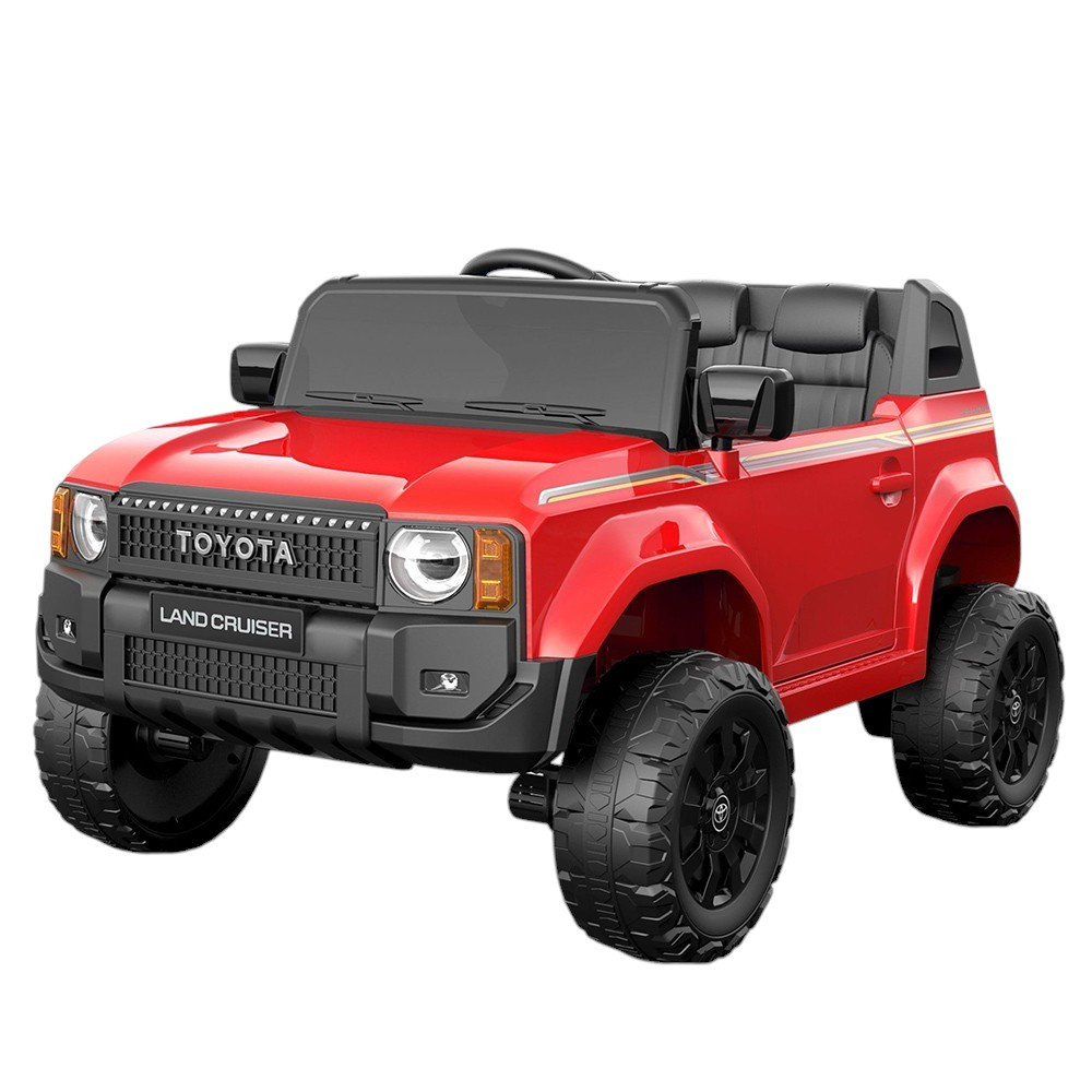 Електромобіль джип Toyota (пульт 2,4G, 4 мотори 2*25W/2*35W, 24V5AH, EVA) Bambi 2155EBLR-3(24V) Червоний