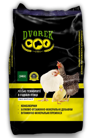 Премік для кур-несучок DVOREK 2,5% 25 кг, фото 1
