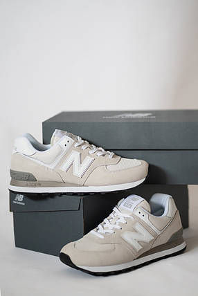 Кросівки New Balance 574 ML574EVW бежеві Оригінал, фото 1