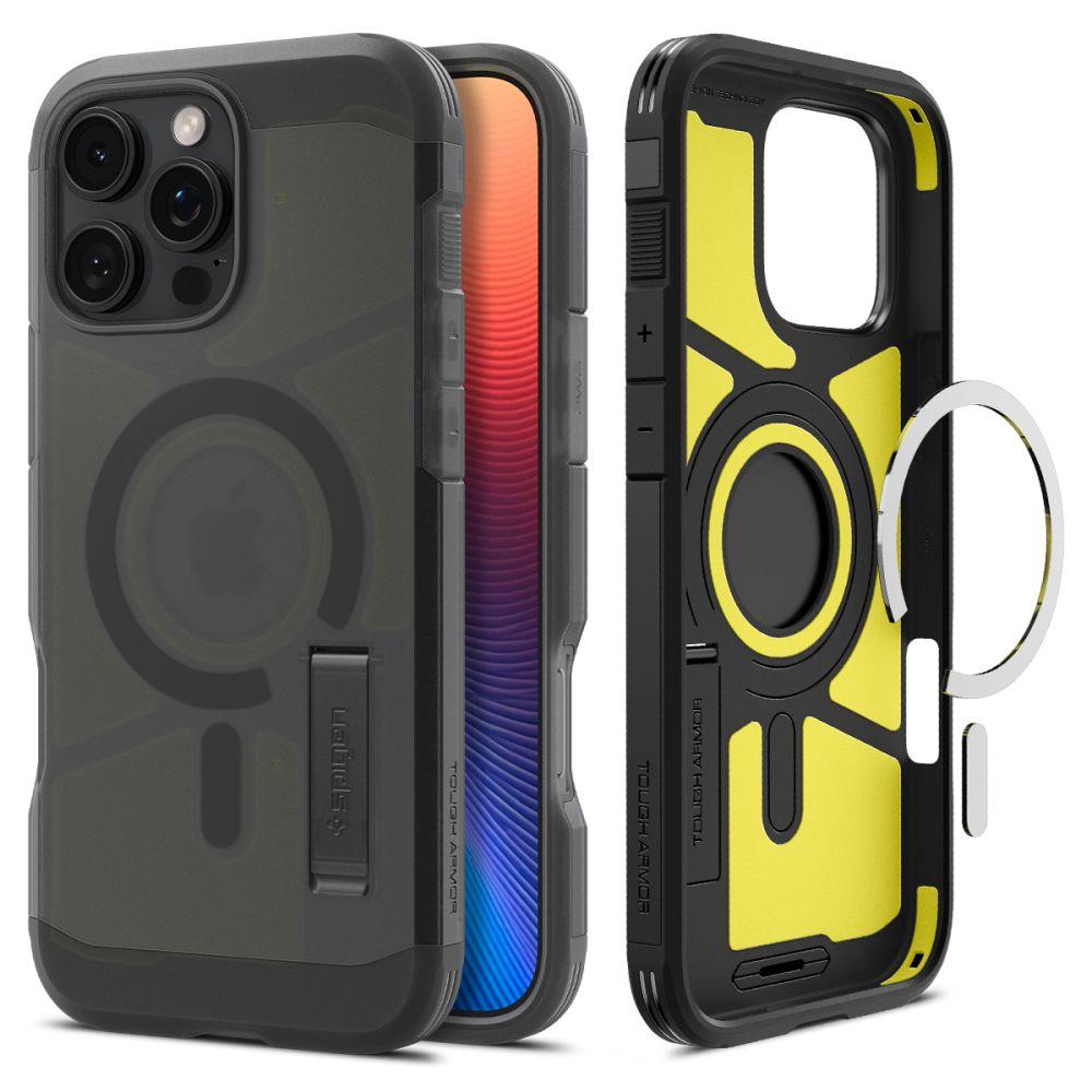 Чохол Spigen для iPhone 16 Pro Max - Tough Armor AI (MagFit), Frost Black (ACS08502)