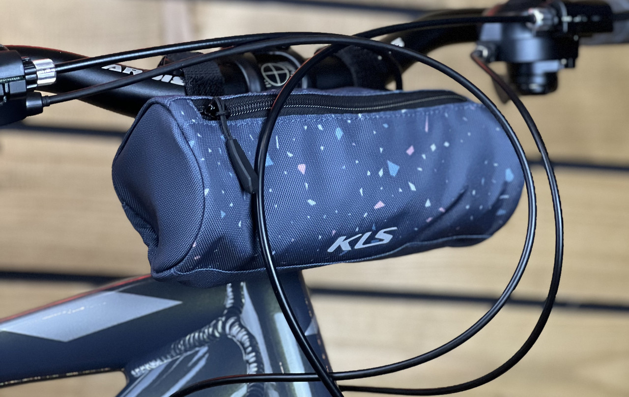 Cумка для велосипеда велосумка на кермо KLS Roller terrazzo, фото 1