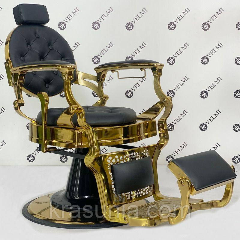 Перукарське крісло Barber Cardinal Gold