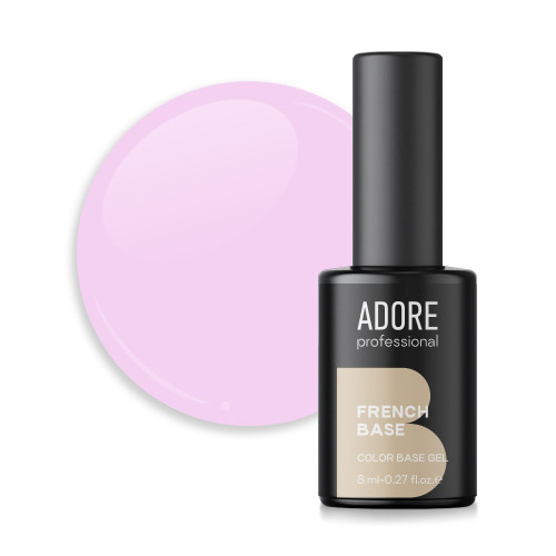 Основа для гель-лаку ADORE French Base №15 Baby Blush 8 мл, фото 1