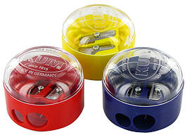 Стругачка з контейнером 208K2 пластикова подвійна KUM