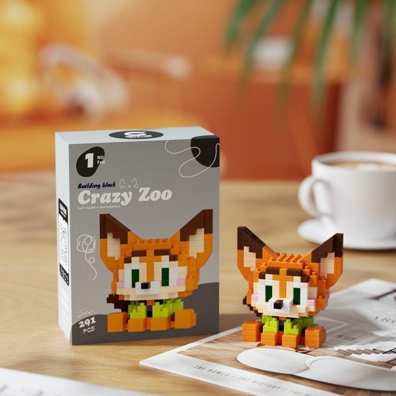 Конструктор блоковий дитячий Zootopia Зоотрополіс Нік Крутихвіст