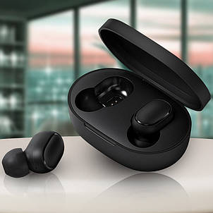 Портативні бсепроводні TWS навушники EarBuds TWSEJ04LS Чорний, фото 1