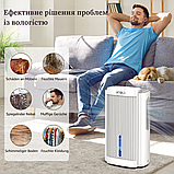 Осушувач повітря KNKA CS06 2.5л тихий з автовідключенням Білий, фото 10