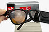 Сонцезахисні окуляри RAY BAN Wayfarer поляризаційні UV400 (арт. P2140) коричневий матовий, фото 7