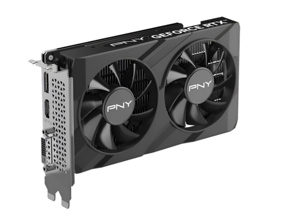 Відеокарта PNY GeForce RTX 3050 Dual Fan VERTO 6GB GDDR6 (VCG30506DFXPB1)